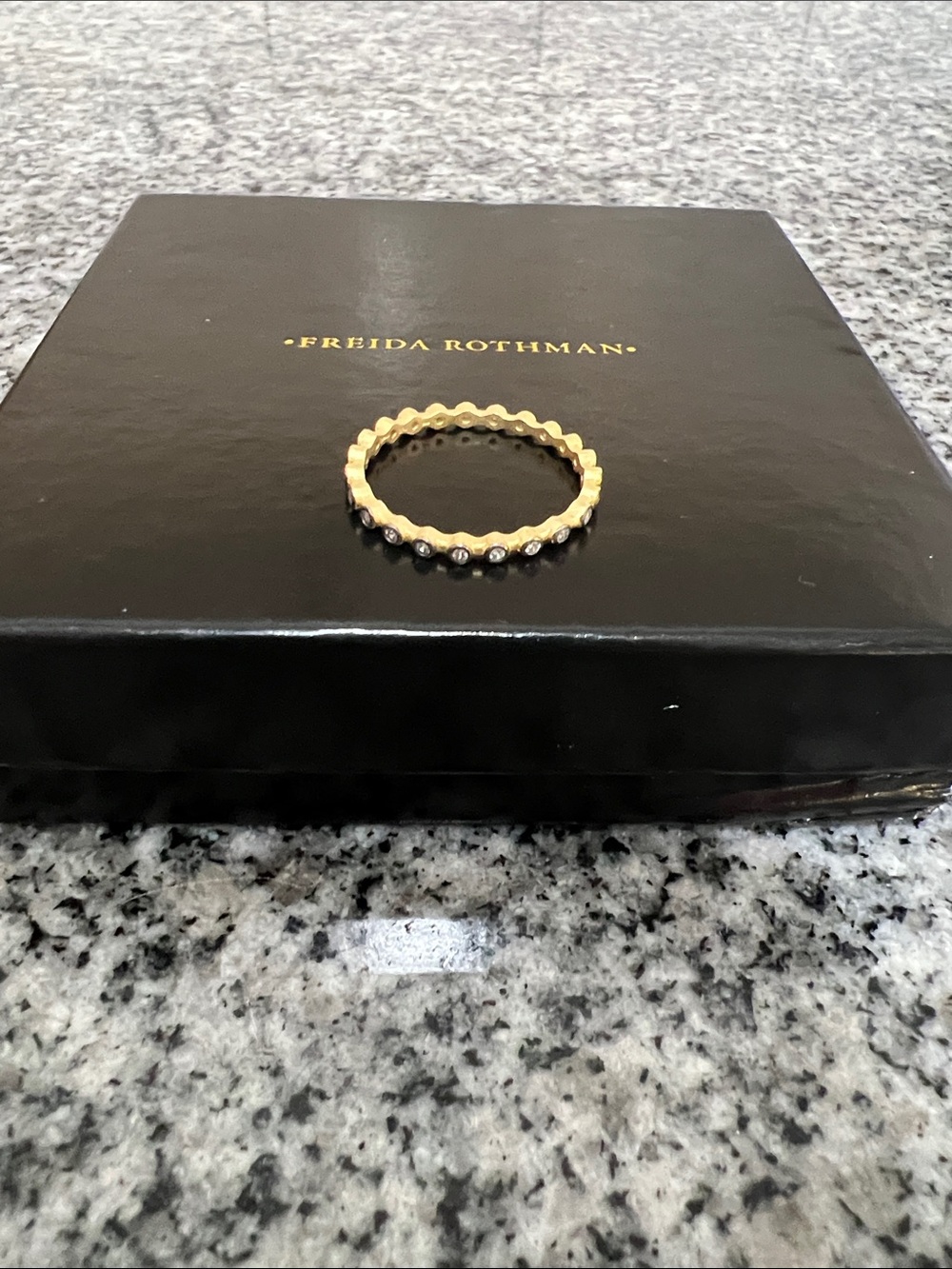 NWOT Freida Rothman stackable ring size 9 - Picture 3 of 3